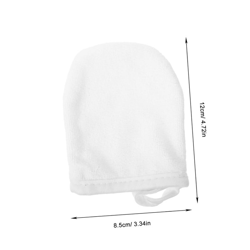 Reusable Makeup Removal Gloves 3Pcs Soft Thickened Facial Cleaning Pads For Gentle Exfoliation - Image 3