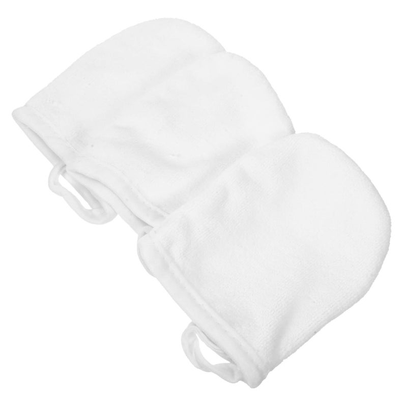 Reusable Makeup Removal Gloves 3Pcs Soft Thickened Facial Cleaning Pads For Gentle Exfoliation - Image 2