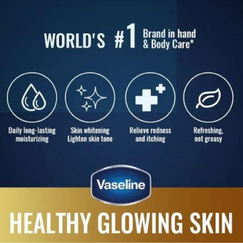 فازلين زيت الجسم "فازلين إنتنسيف كير" (Vaseline Intensive Care) بفيتامين B3، زيت مرطب خفيف الوزن لبشرة ناعمة ومشرقة، تركيبة سريعة الامتصاص، 200 مل، عبوة واحدة. - Image 4