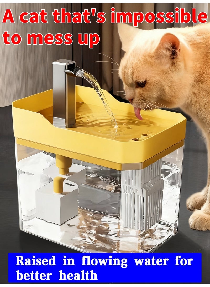 Quiet Automatic Pet Water Fountain with Large Capacity and Circulating Flow for Cats and Dogs - Image 3
