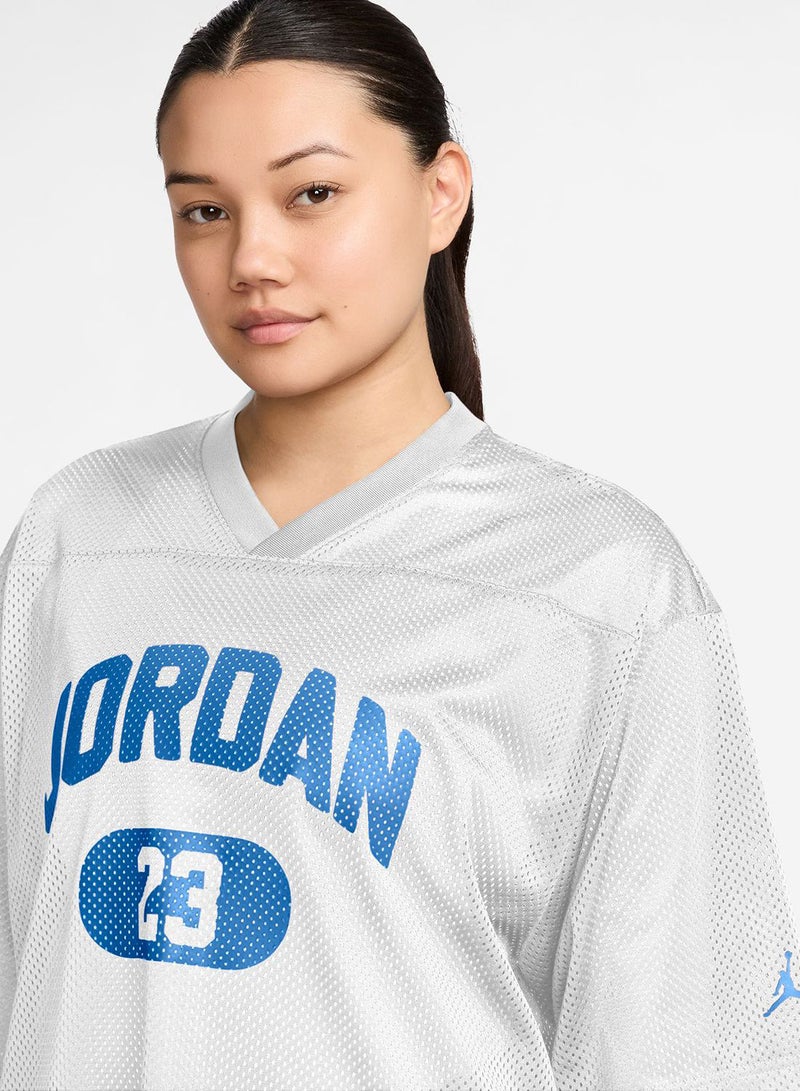 Jordan W J Brk Ss Mesh Jrsy Top  - Image 3