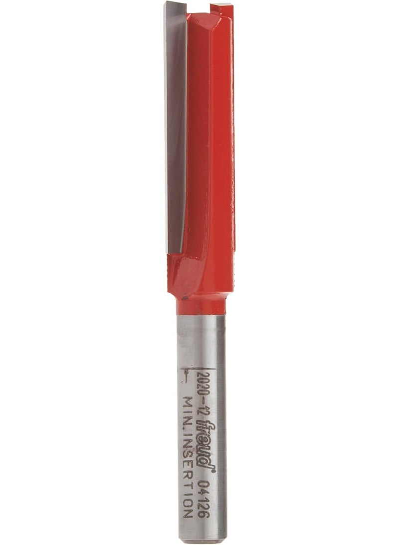 freud Freud Double Flute Straight Bit with Tico Hi-Density Carbide for Maximum Performance - 2 Cutters, 24000 RPM, 1-1/4" Height, 3/8" Diameter, 2-11/16" Length, 1/4" Shank - 04-126  - Image 3