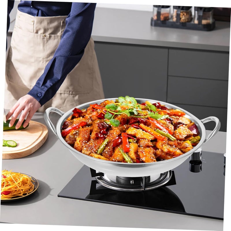 Mipcase Stock Pot Triplet Stainless Pan for Cooking Easy to Clean Steel Pot for Home Kitchen Restaurant - Image 5