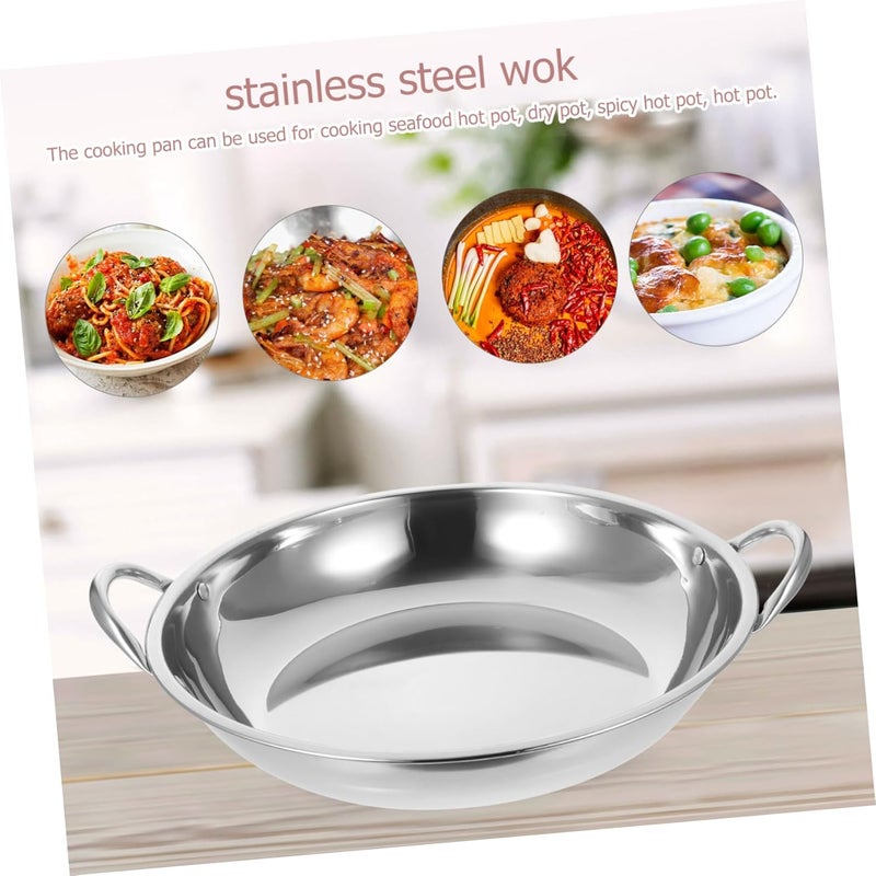 Mipcase Stock Pot Triplet Stainless Pan for Cooking Easy to Clean Steel Pot for Home Kitchen Restaurant - Image 3