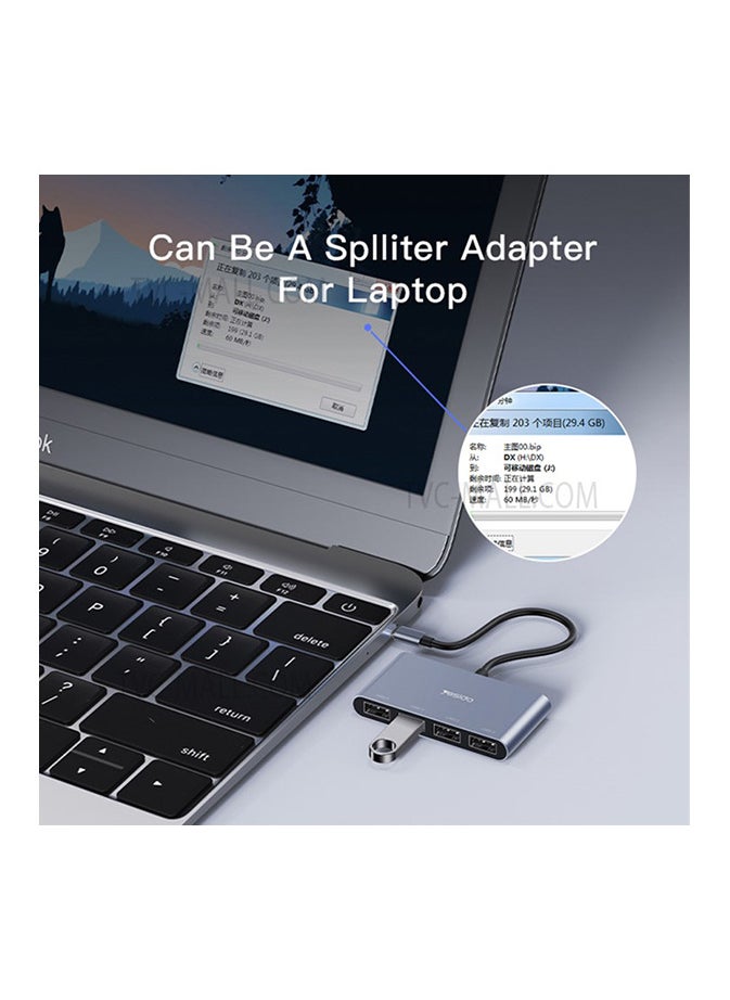 Yesido Yesido HB13 Type C to HP USB Laptop Adapter  - Image 3
