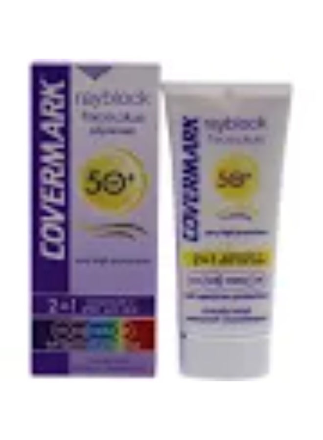 Covermark Rayblock Face Plus 2-In-1 Sunscreen Oily/Acneic SPF50+ 50ml - Image 2