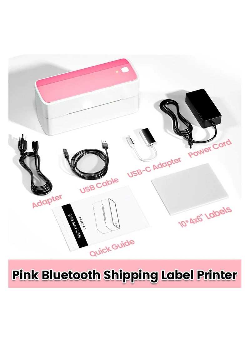 Phomemo 241 Bluetooth Thermal Label Printer Wireless Small Shipping Label Printer 4X6 Compatible with iPhone Android Mac Window - Image 1