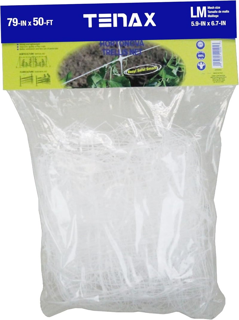 Tenax Tenax 100522970 Hortonova Plant Trellis Net 65 x 50 79 x 50 White  - Image 1