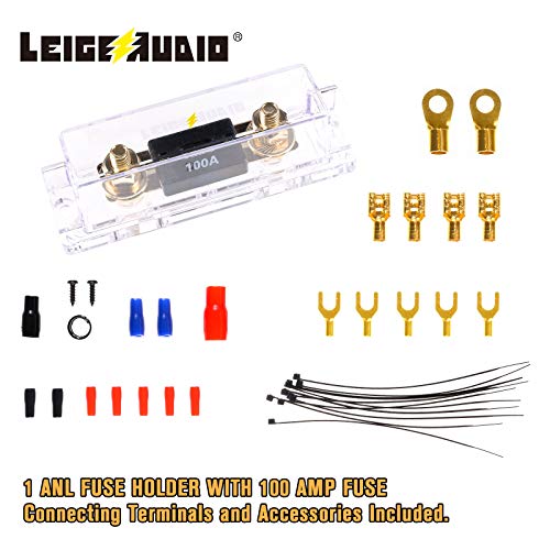 LEIGESAUDIO 4 Gauge Amp Wiring Kit Ture 4 AWG Amplifier Installation Wiring Kit - Car Subwoofer Wiring Kit Helps You Make Connections and Brings Power to Your Radio, Subwoofer and Speakers - Image 5