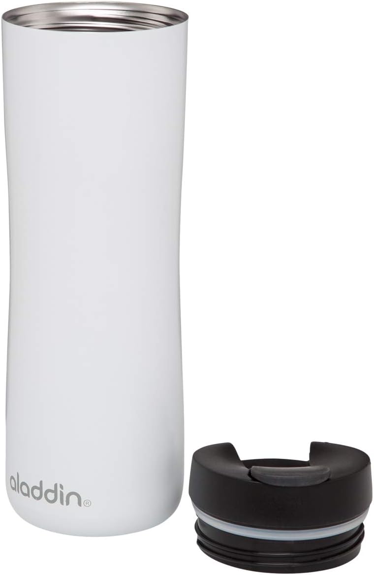 Aladdin Stainless Steel Thermavac Mug, 0.47 Liter Capacity, White - Image 3
