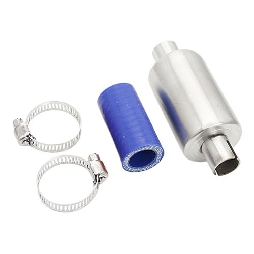 FLMLF Rc Car Silencer Muffler Pipe Kit for 15 HPI ROFUN ROVAN KM Baja 5B 5T 5SC Losi 5ivet T MCD DBXL FS Buggy Rc Boat Parts Blue - Image 1