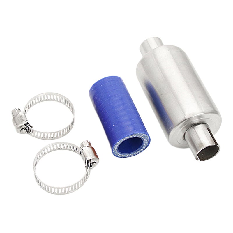 FLMLF Rc Car Silencer Muffler Pipe Kit for 15 HPI ROFUN ROVAN KM Baja 5B 5T 5SC Losi 5ivet T MCD DBXL FS Buggy Rc Boat Parts Blue - Image 2