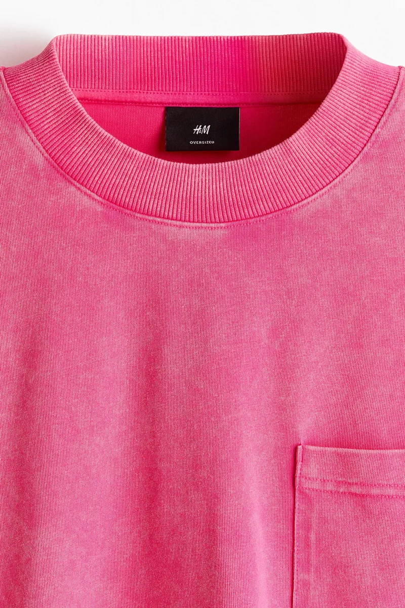 H&M Oversized Fit Layered cotton top