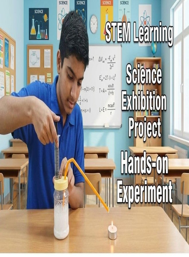 ESPtronics DIY Fire Extinguisher Working Model Project for School Students and Kids STEM Educational Science Exhibition Physics Learning Experiment Kit - Image 3