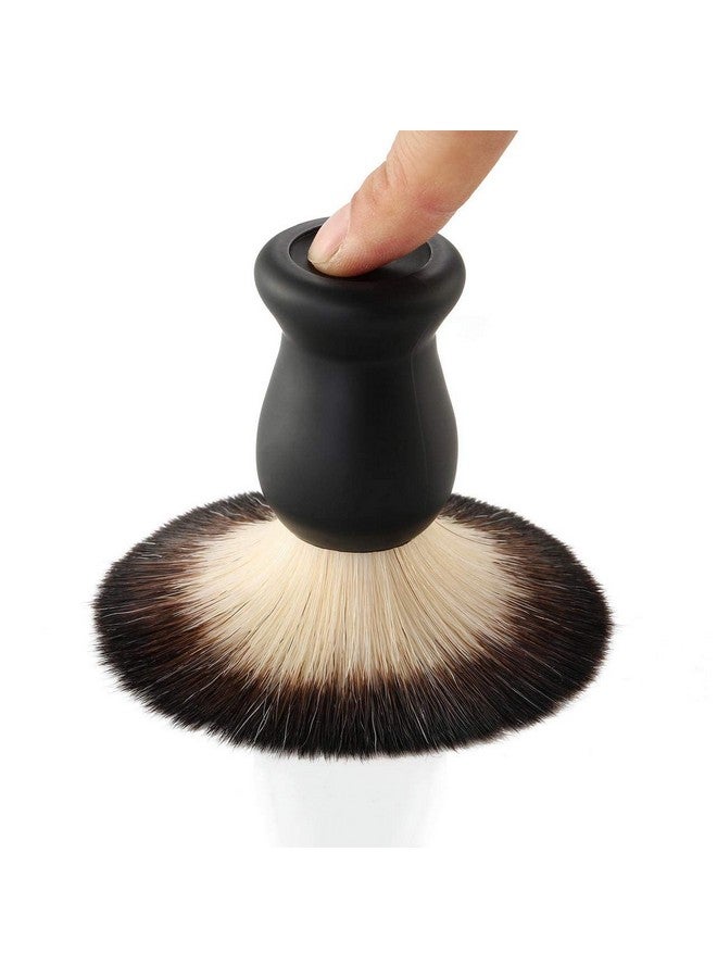 Aethland Shaving Brush Set with Black Solid Wood Handle, Shaving Kit for Men Includes Shaving Brush, Dia 3.1 inches Stainless Steel Shaving Bowl & Shaving Stand Wet Shaving Gifts for Men - Image 4