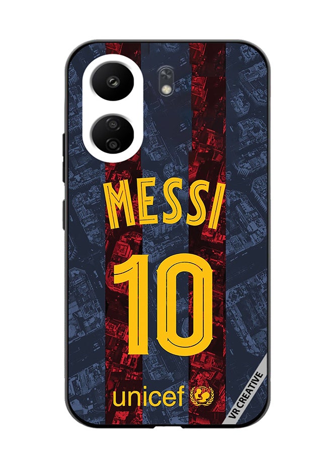 VR CREATIVE Protective Case Cover For Xiaomi Redmi 13C Messi Design Multicolour - Image 1