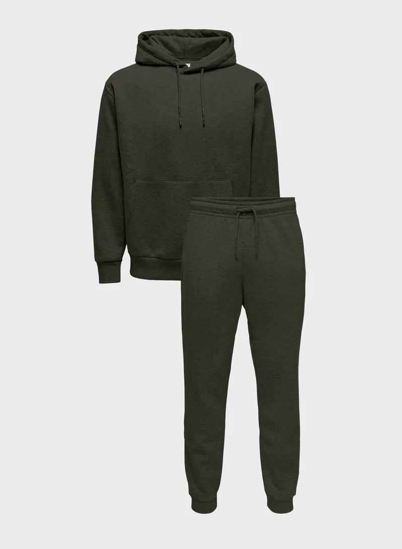 Only & Sons Onsceres Pant & Hoodie Set