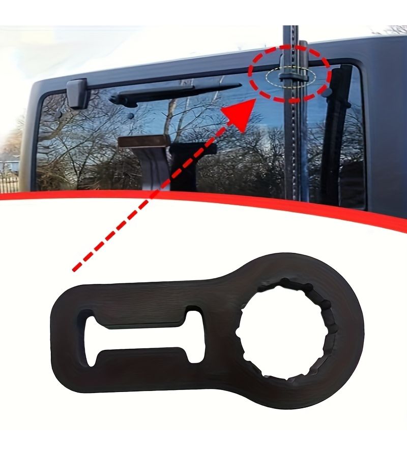 2Pcs Off Road Vehicle Jack Handle Lifting Rod Fixing Sleeve Anti Noise Holder - Image 3