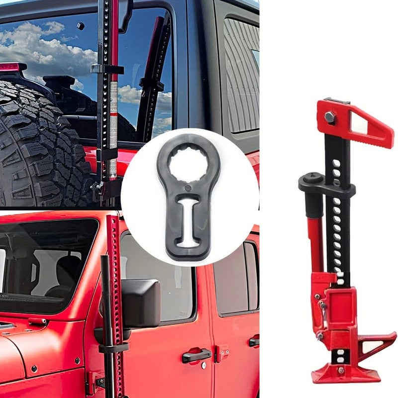 2Pcs Off Road Vehicle Jack Handle Lifting Rod Fixing Sleeve Anti Noise Holder - Image 5