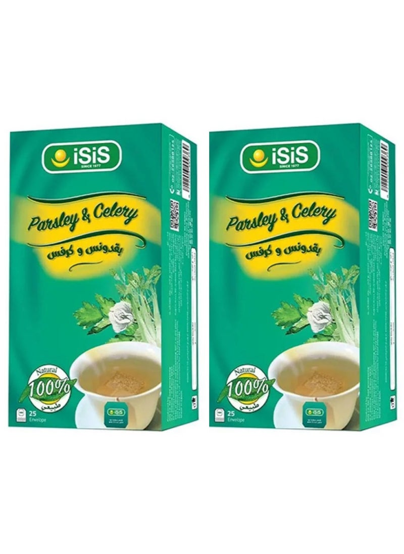 ISIS Two Pieces of Parsley & Celery  50g ( 25 Envelopes )  - Image 1