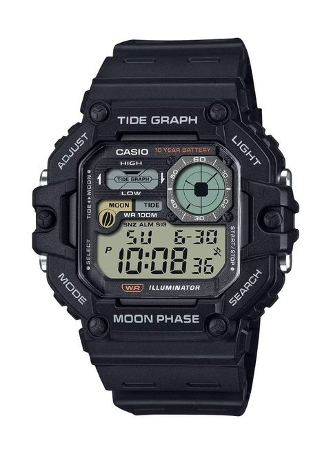 Digital Resin Band Watch WS-1700H-1AVDF