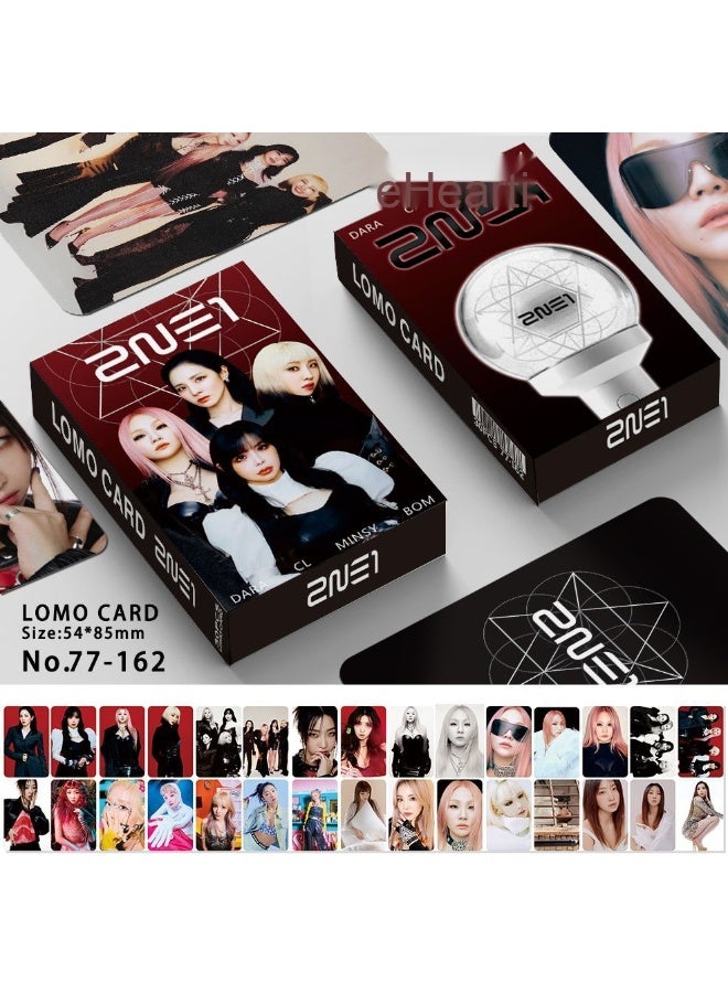 30 Two-sided Small Card 2ne1 New Specialty Surrounding Live Photo Card Polaroid Star Lomo Card - Image 1