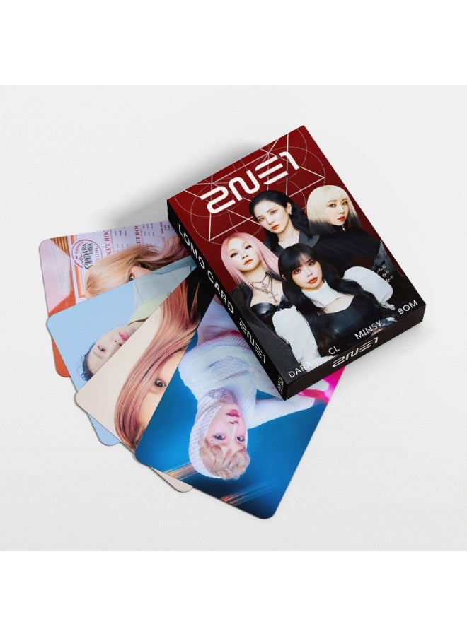 30 Two-sided Small Card 2ne1 New Specialty Surrounding Live Photo Card Polaroid Star Lomo Card - Image 5