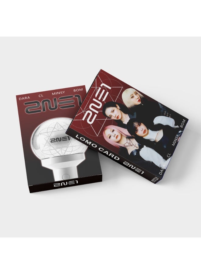 30 Two-sided Small Card 2ne1 New Specialty Surrounding Live Photo Card Polaroid Star Lomo Card - Image 4