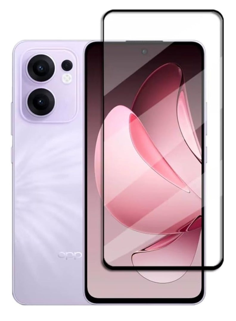Oppo RENO 13F Premium Tempered Glass Screen Protector - Black