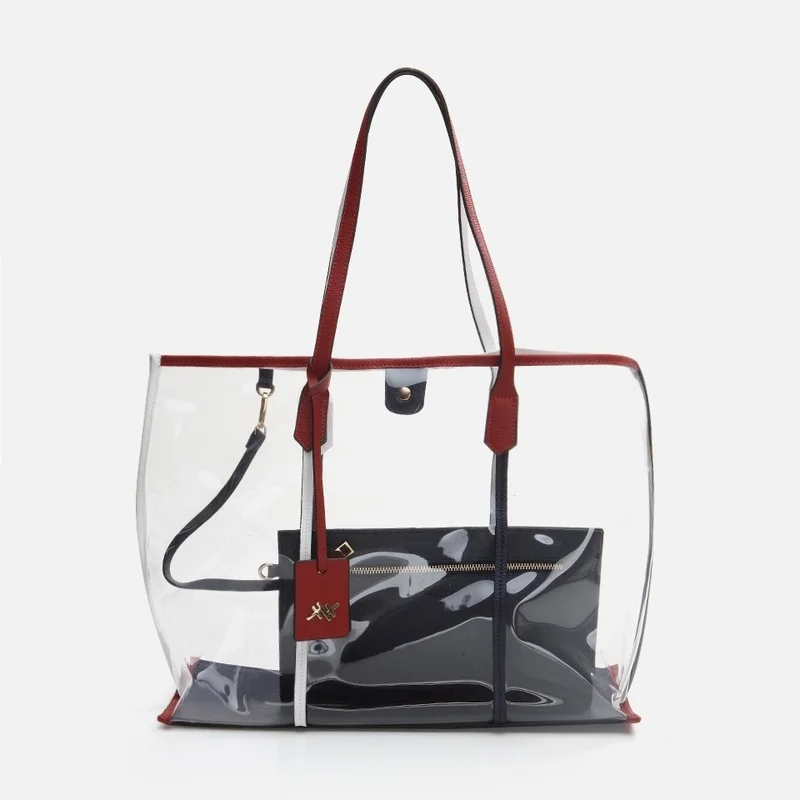 Hotiç 03CAH290400A900 WHITE Women's Beach Bag