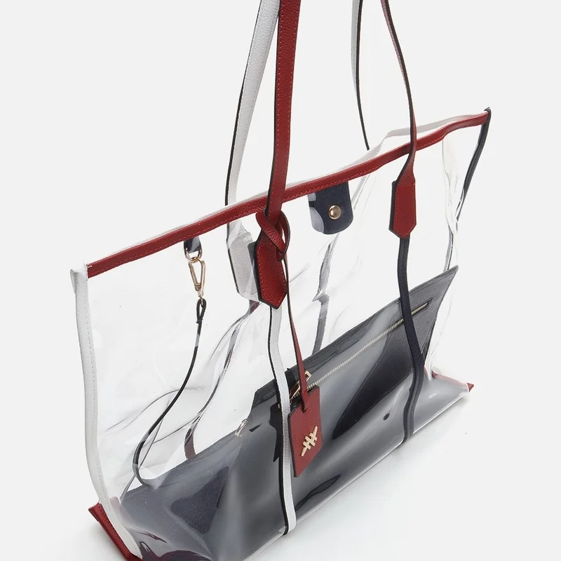 Hotiç 03CAH290400A900 WHITE Women's Beach Bag