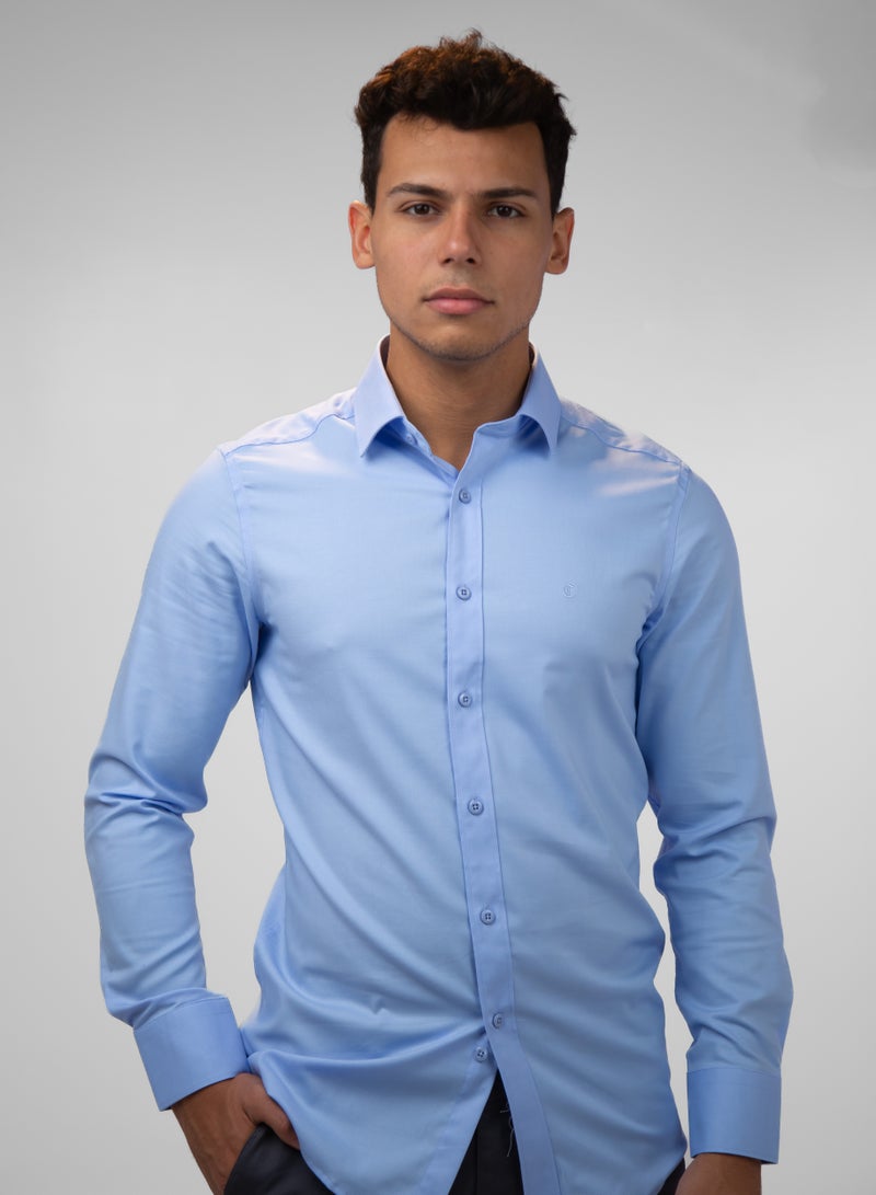 Cavana mens oxford long sleeve shirt - Image 3