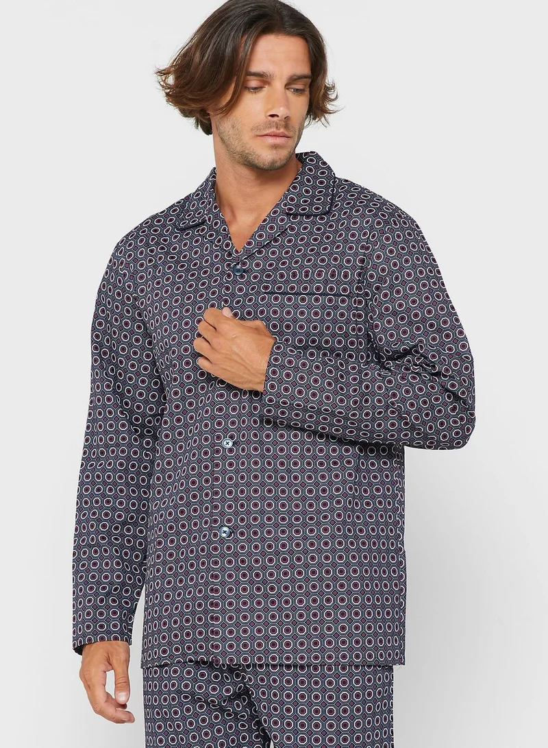 Marks & Spencer Printed Pyjama Set