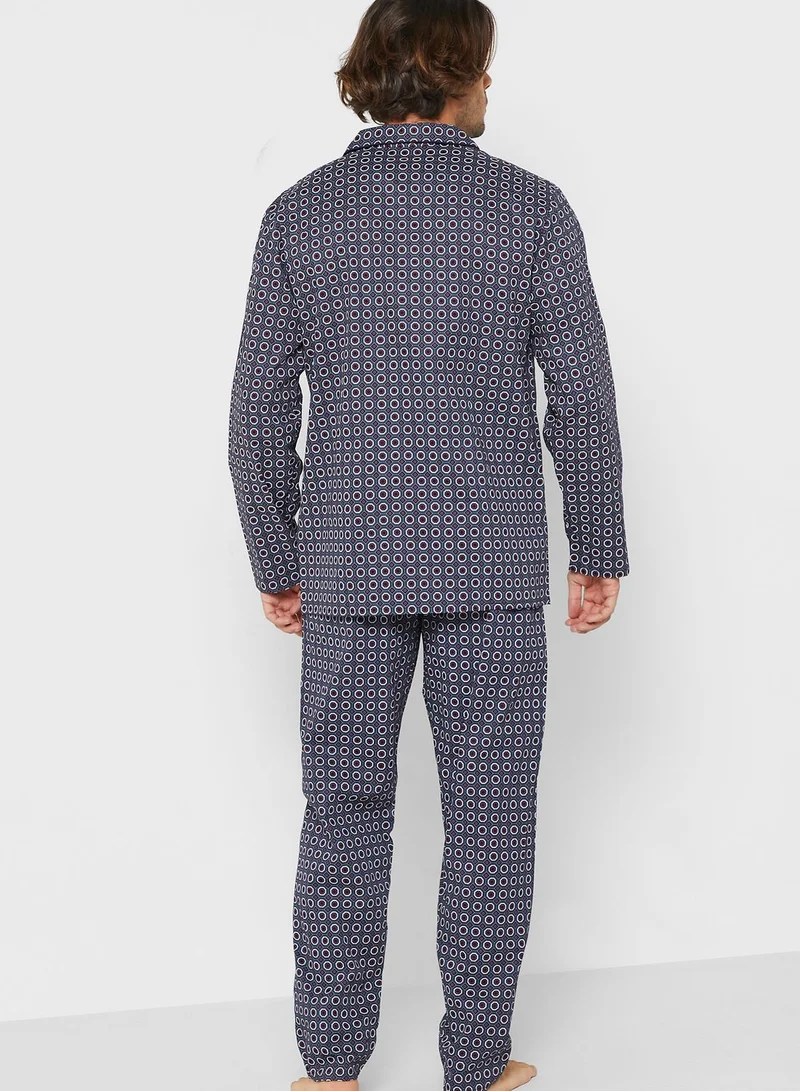 Marks & Spencer Printed Pyjama Set