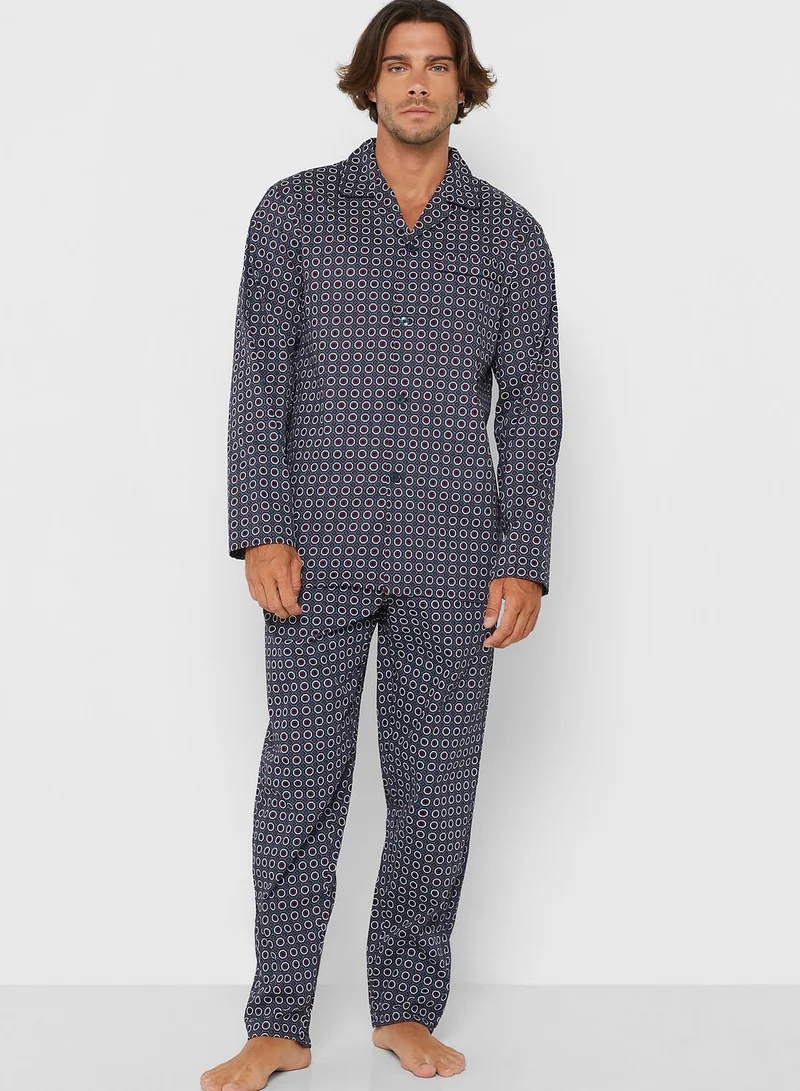 Marks & Spencer Printed Pyjama Set