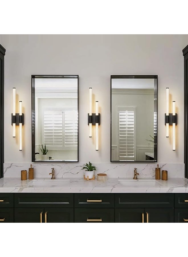 Modern LED Wall Light for Bathroom & Vanity, Vertical Wall Mounted Decorative Lighting Fixture for Bedroom, Living Room, Mirror Area, Energy Efficient Indoor Wall Lamp - Image 1