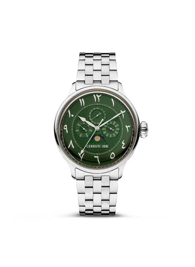 CERRUTI 1881 DERVIO Round Analog Wrist Watch CIWGK2205705 - 50 mm - Silver