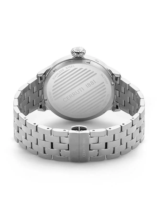 CERRUTI 1881 DERVIO Round Analog Wrist Watch CIWGK2205705 - 50 mm - Silver