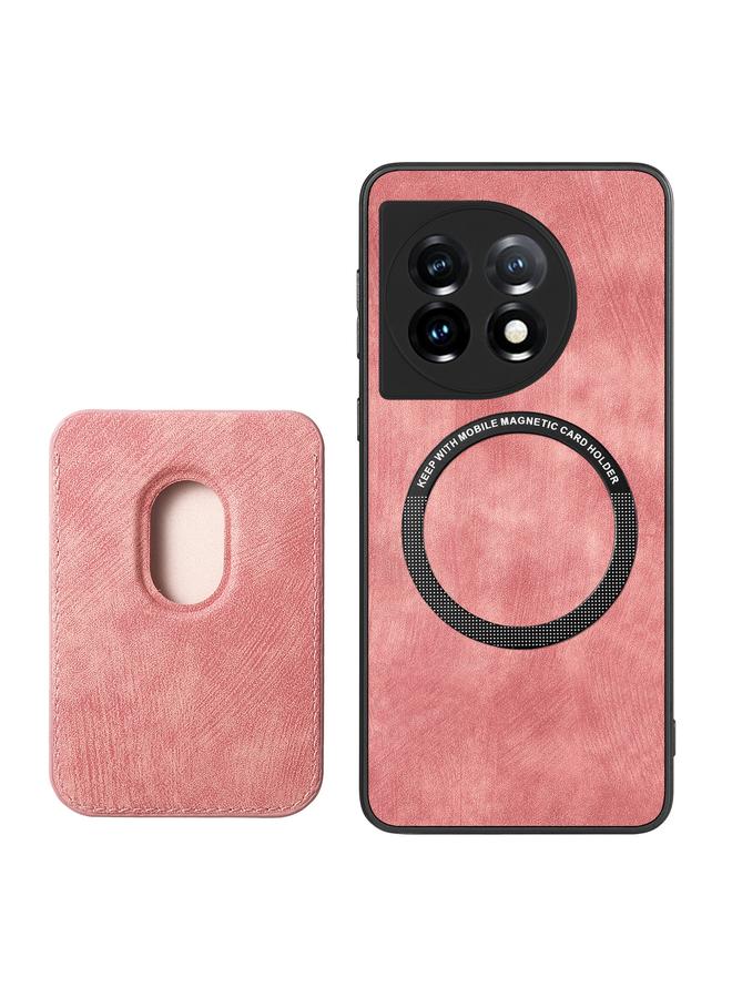 S-TOP Case For OnePlus 11 Retro Leather Card Bag Magnetic Phone Case - Image 3