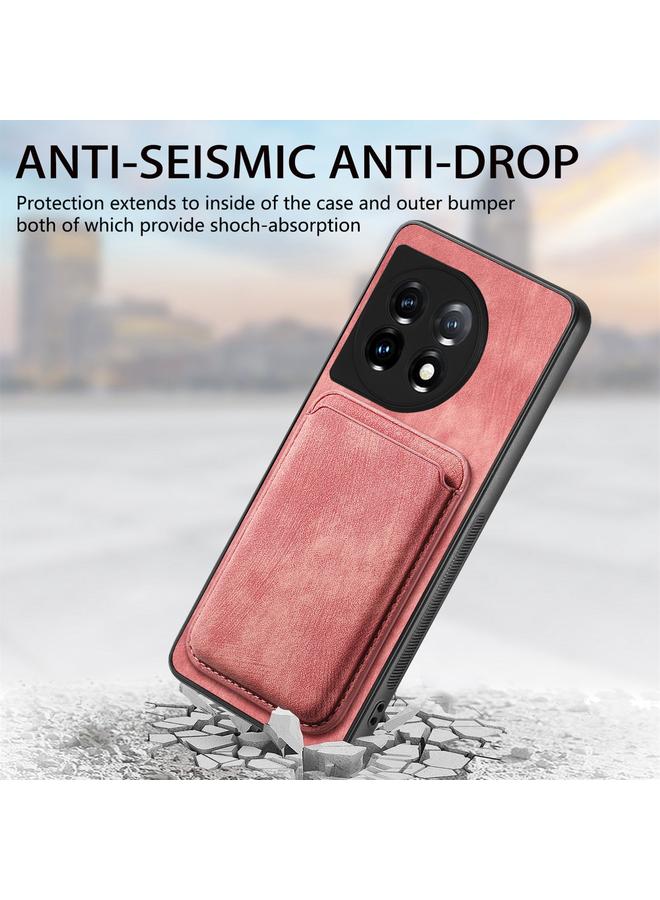 S-TOP Case For OnePlus 11 Retro Leather Card Bag Magnetic Phone Case - Image 5