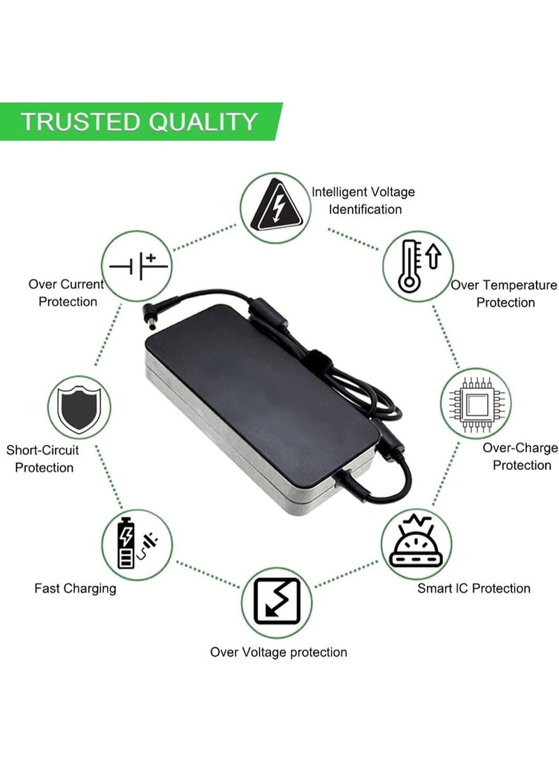 Terabyte 180W Charger Fit for A-SUS ROG \G14 GA401 G15 GA502, ADP-180TB H 20V 9A AC Adapter,  F15 F17 FX505D FX505G - Image 5