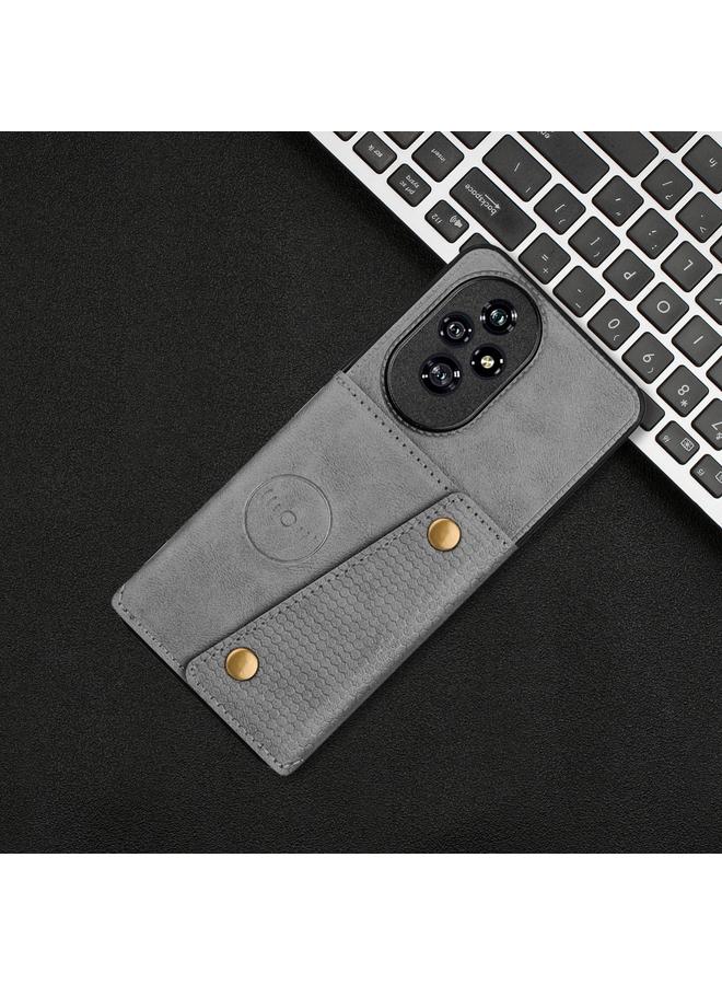 اس-توب جراب هاتف مغناطيسي بفتحات بطاقات مزدوجة لهاتف Honor 200 - Image 2