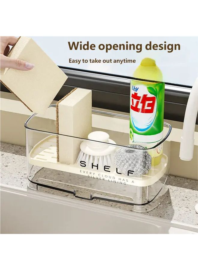 Streamer White Large Capacity Dish Drying Rack with Adjustable Non Stick Drainage System Fits Single Double Sinks - Image 2