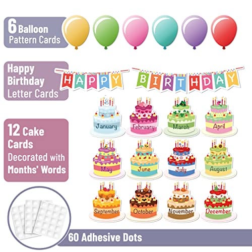 Mr. Pen Mr Pen Happy Birthday Bulletin Board Set 20 Pcs Decorations for Classroom and Birthday Board - Image 3