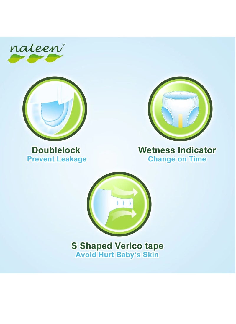 nateen - Premium Care Baby Diapers,Size 6 (25+kg),XXL,14 Count Diapers,Super Absorbency,Natural Breathable Baby Diapers. - Image 1