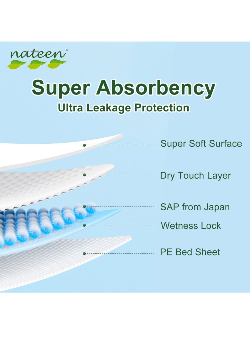 nateen - Premium Care Baby Diapers,Size 6 (25+kg),XXL,14 Count Diapers,Super Absorbency,Natural Breathable Baby Diapers. - Image 1