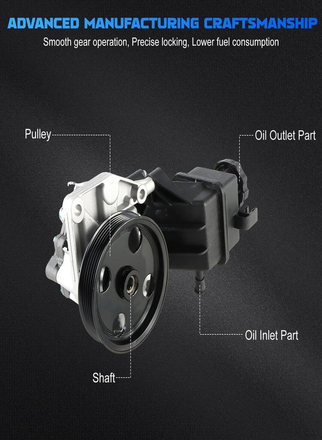 YOMALL Power Steering Pump 21-623 for 2014 C300 3.5L, for 2012 C350 3.5L, for 2013 C350 3.5L, for 2014 C350 3.5L, with Pulley and Reservoir - Image 3