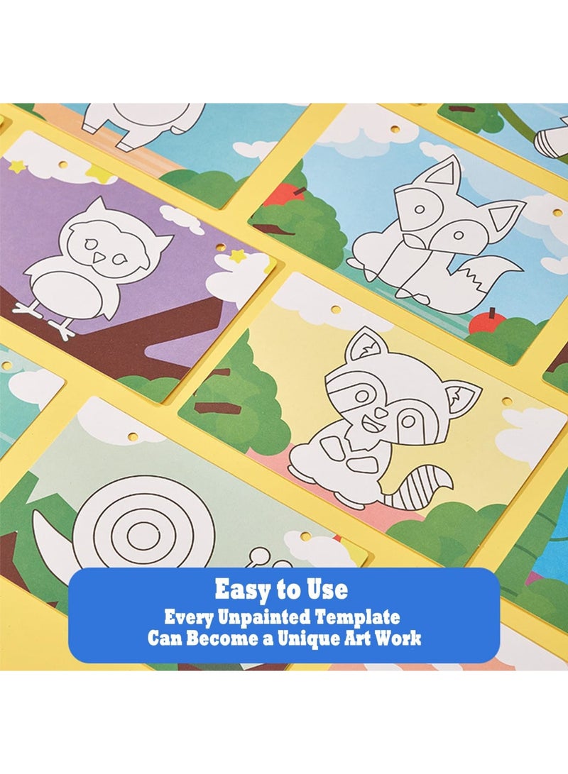 Barakah 32 Pcs Kids Sand Art Kit, 16 Color Vehicle Sand Painting Set with 16 Scenic Sheets, DIY Craft Art Supplies for Boys and Girls Ages 6-12, Creative Arts and Crafts Educational Gift - Image 5