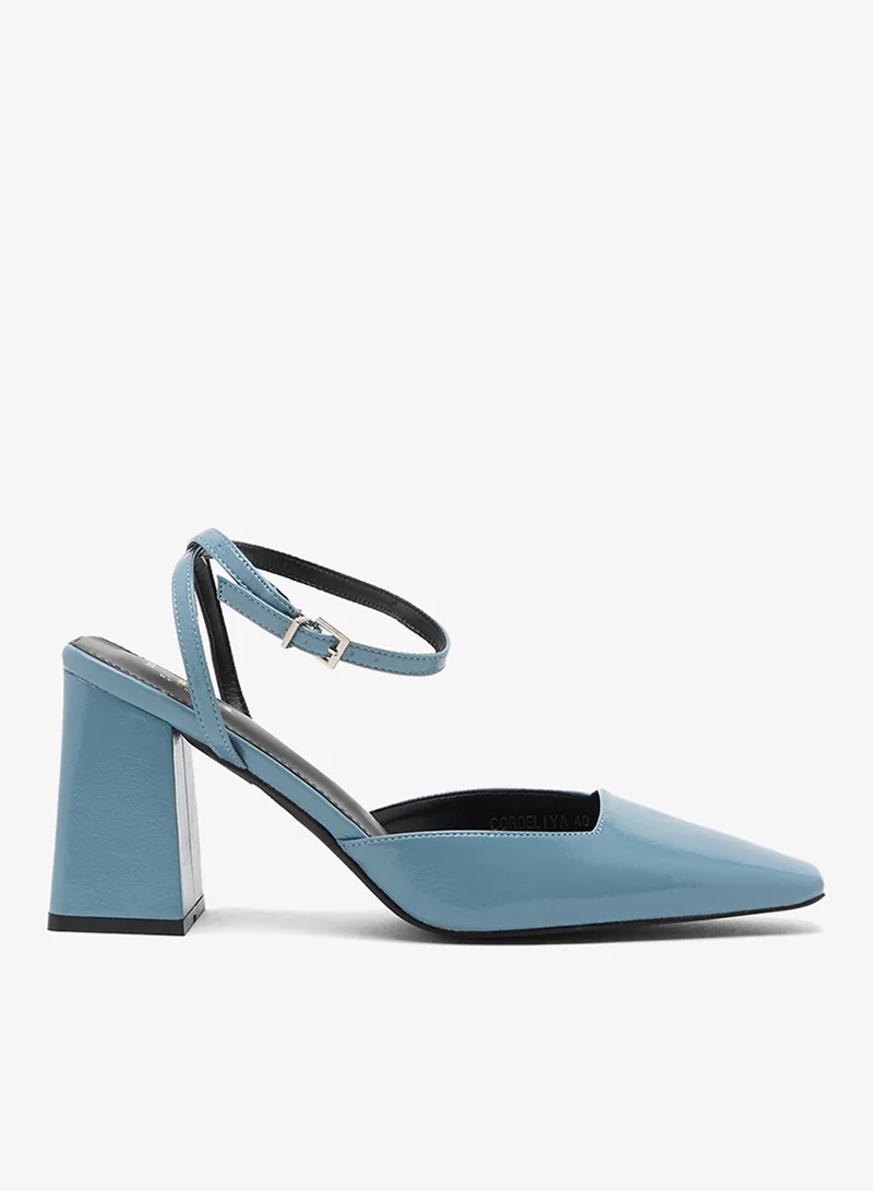 ايلا حذاء بكعب عالٍ مع حزام للكاحل