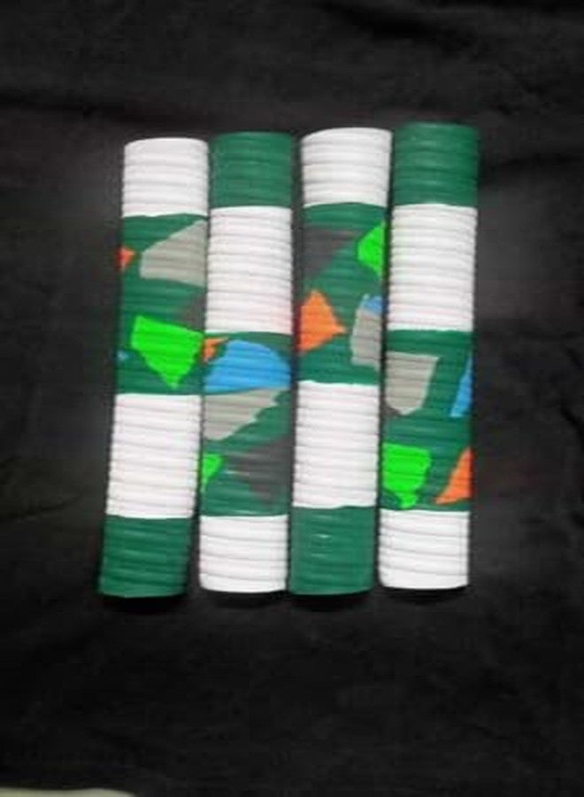 Owlix HRS Cricket Bat Handle Multicolor Grips - Extra Tacky (4-Piece Set) - Image 2